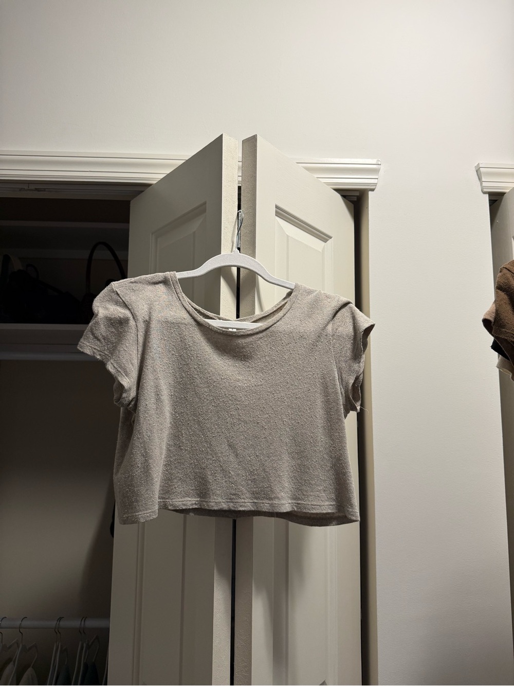 Ozma Lou Tee, Regen Silk Noil Jersey, Heather Grey - Picture 5 of 5